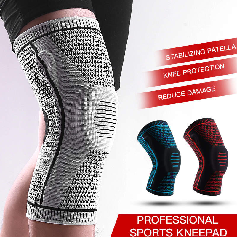 Compression Knee Sleeve - Penopang Lutut Anti Selip dengan Penstabil