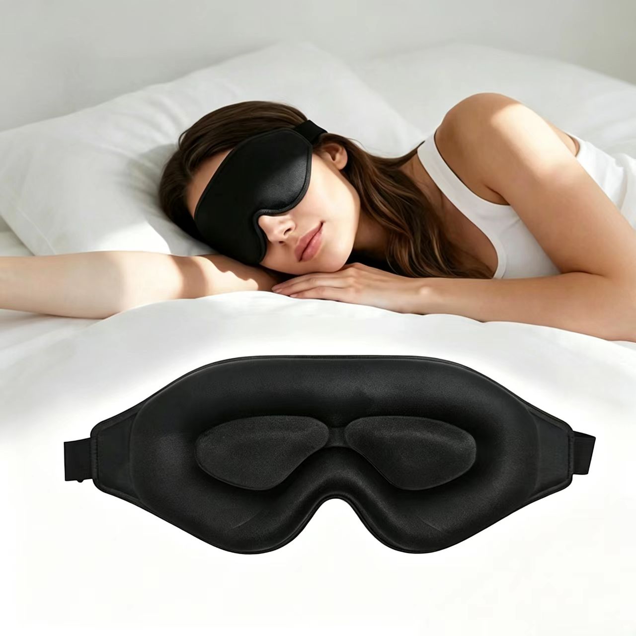 Sleep Eye Mask 3D - Masker Mata 3D, Masker Tidur Nyaman