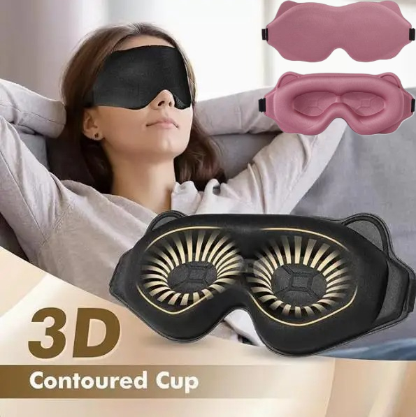 Masker Tidur 3D Penutup Mata A - Sleep Eye Mask 3D ulasan dan harga