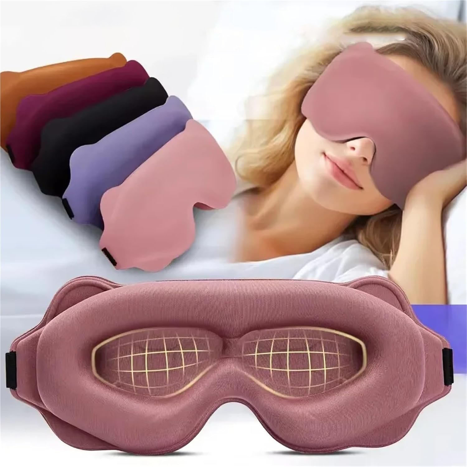 Masker Tidur 3D Penutup Mata A - Sleep Eye Mask 3D ulasan dan harga