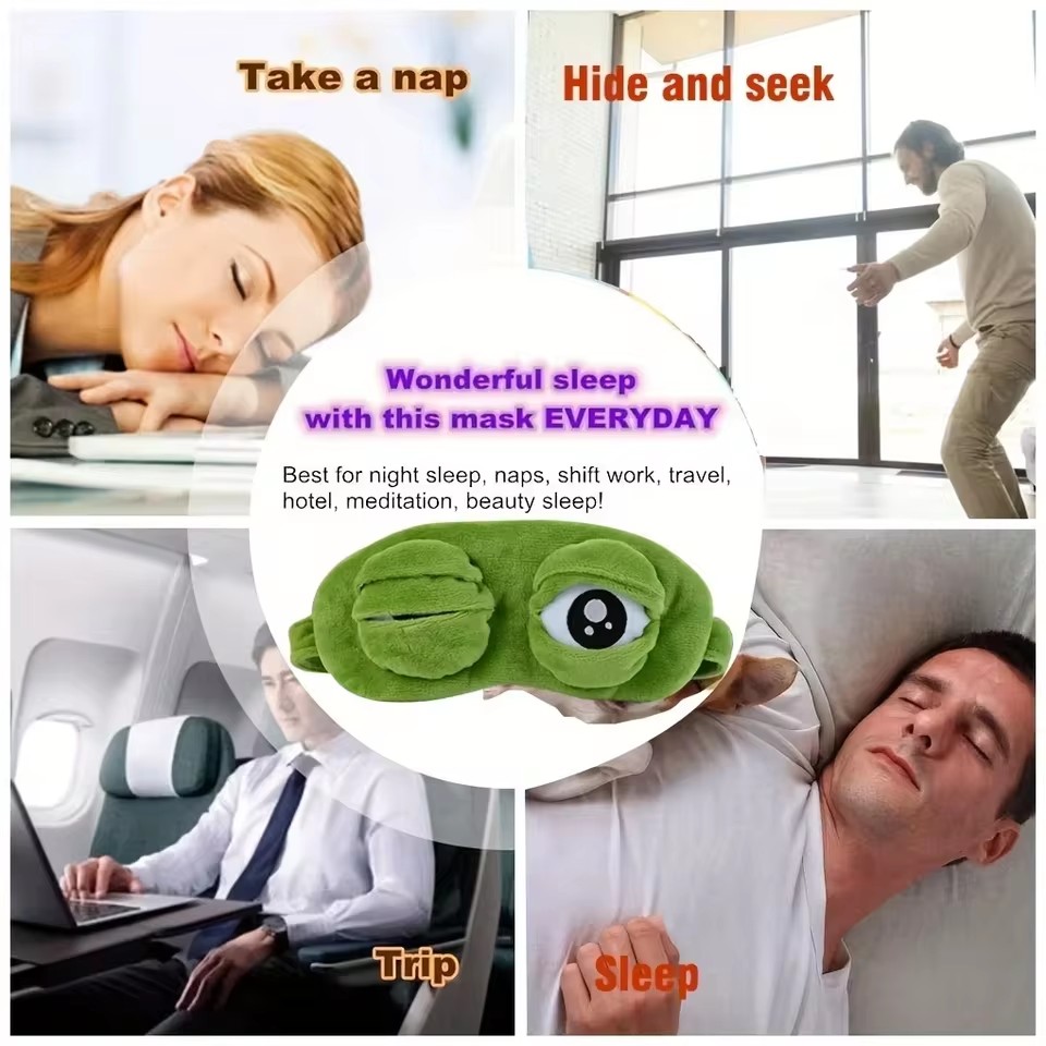 Penutup Mata Tidur 3D Bentuk K - Sleep Eye Mask 3D ulasan dan harga