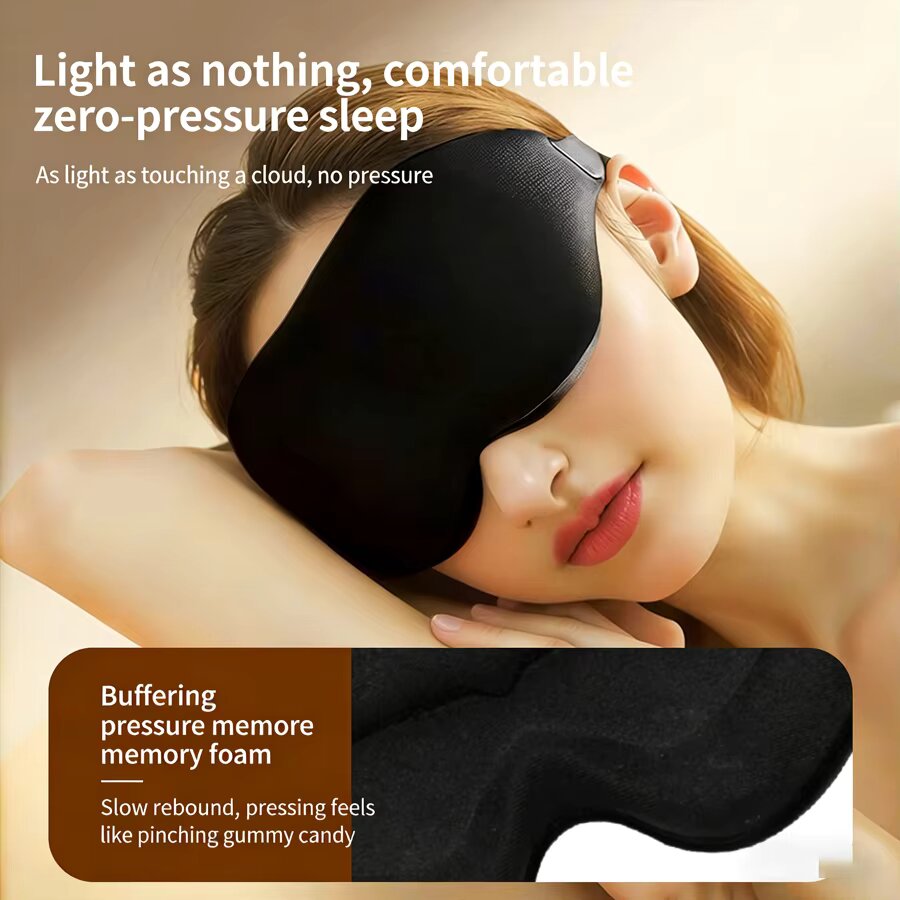 3 Buah Masker Mata Tidur Busa  - Sleep Eye Mask 3D ulasan dan harga