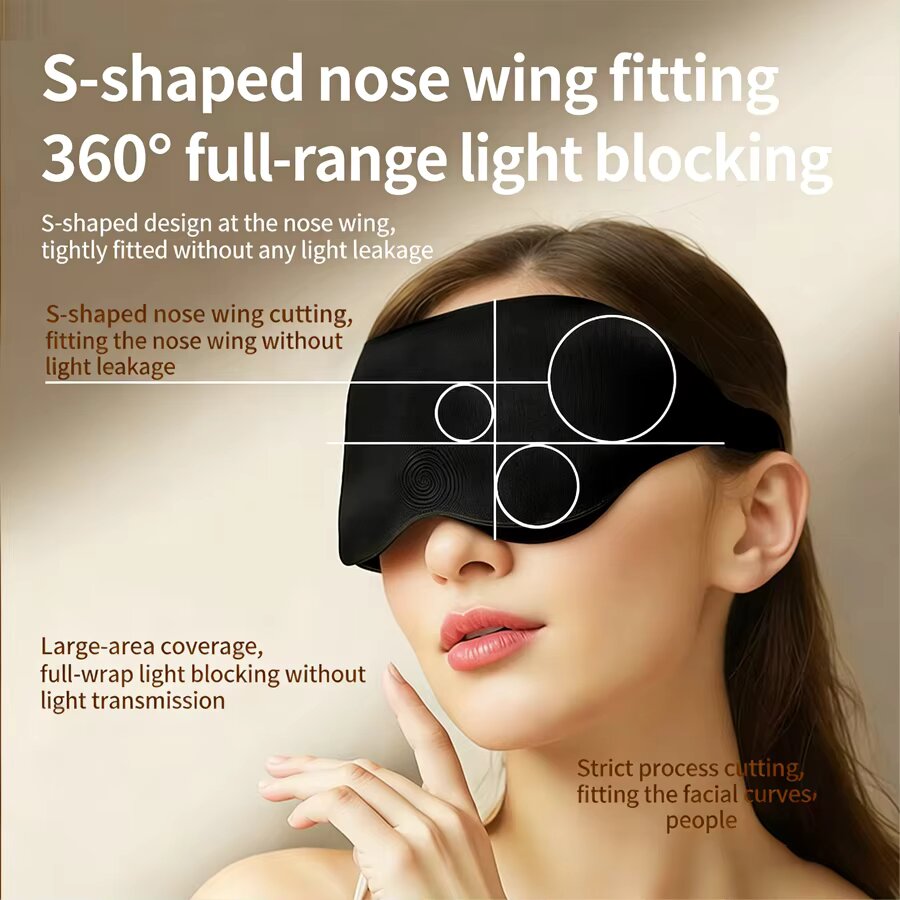 3 Buah Masker Mata Tidur Busa  - Sleep Eye Mask 3D ulasan dan harga